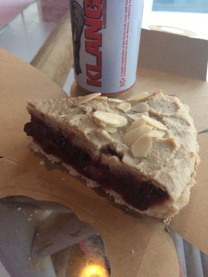 Cherry bakewell  at Bang Bang in Siem Reap