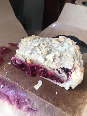 Semi eaten Bakewell tart  at Bang Bang in Siem Reap