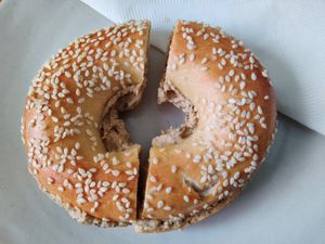 Bagel toast at Bang Bang in Siem Reap