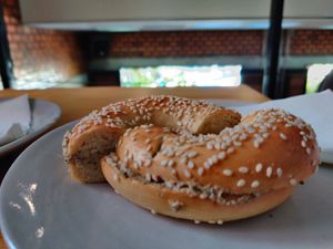Bagel toast at Bang Bang in Siem Reap