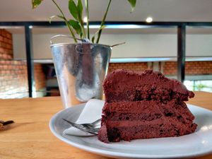 Chocolate cake at Bang Bang in Siem Reap
