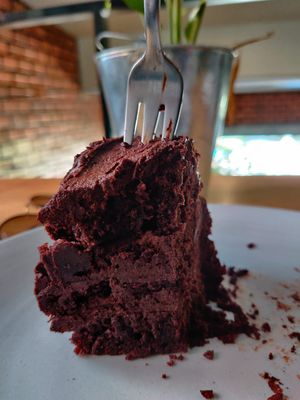 Chocolate cake at Bang Bang in Siem Reap