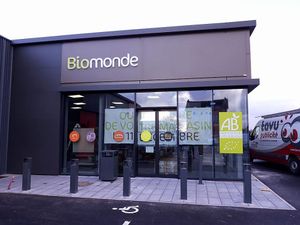 outside at Biomonde in Luneville