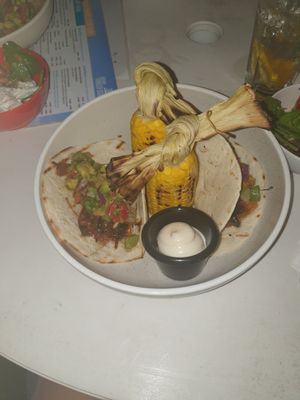 Banana blossom tacos at Darwin Trailer Boat Club in Fannie Bay