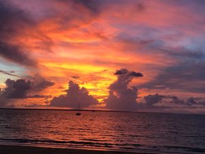 Late wet season sunset Darwin Trailor Boat Club at Darwin Trailer Boat Club in Fannie Bay