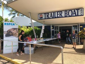 RSPCA dogs breakfast. Darwin Trailor boat club, march 2019 at Darwin Trailer Boat Club in Fannie Bay