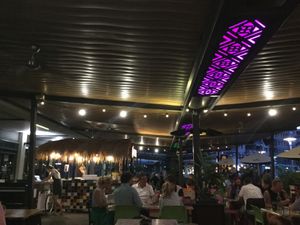 Outdoor seating  at Hot Tamale in Darwin