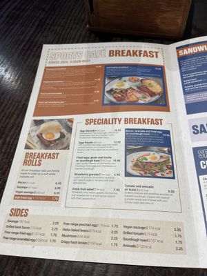 Vegan Sausage Breakfast Roll  at Sports Cafe - Center Parcs in Brandon