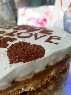 Vegan banoffee  at Sweet Home in Lagos