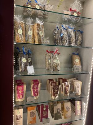 Breads and chocolates at Vida Bistro in Rio De Janeiro