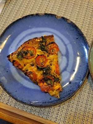 10 reais só pra uma fatia... cara at Vida Bistro in Rio De Janeiro