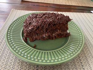 Bolo de brigadeiro  at Vida Bistro in Rio De Janeiro