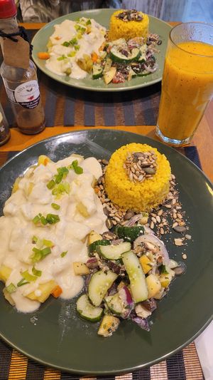 Vegan daily menu at Vida Bistro in Rio De Janeiro
