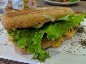 Sandwich at Vida Bistro in Rio De Janeiro
