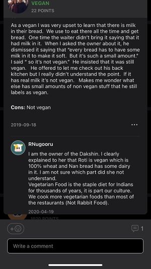   at Dakshin in Columbus