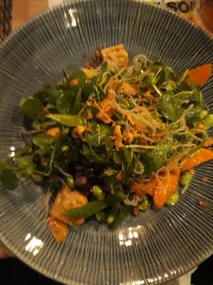 Noodle salad at Wagamama in Reigate