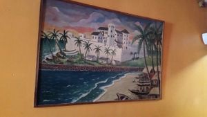 Pretty paintings at Bennachin in New Orleans