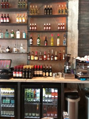 Bar at Romans Pizzeria in Glasgow