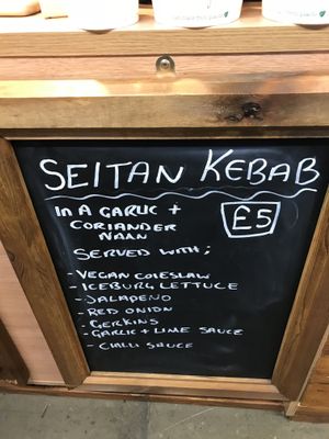 Kebab at The Green Guerrilla Deli in Durham