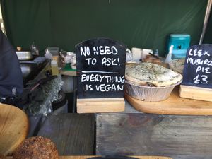 Such a range - and all vegan! at The Green Guerrilla Deli in Durham