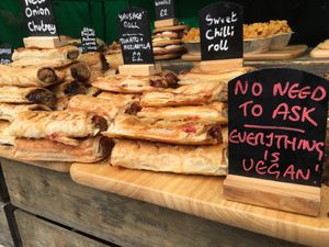 Yay! No need to ask (though I was tempted) at The Green Guerrilla Deli in Durham