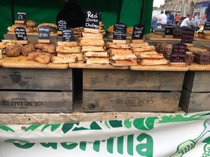 Market square. Also @ indoor market. at The Green Guerrilla Deli in Durham