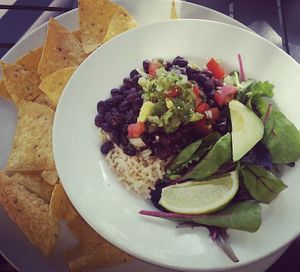 Black Bean Rice Bowl at Gilligan's Island in Sarasota