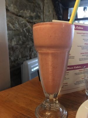 Caribbean smoothie  at Brooklyn Cafe in Glasgow