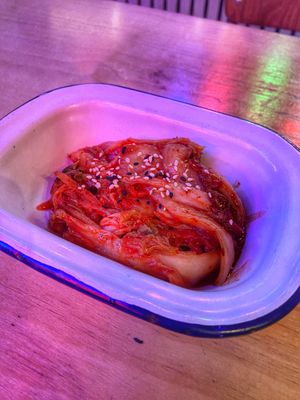 Kimchi  at Bibimbap in Glasgow