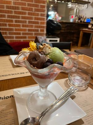 Parfait at Premarché Alternative Diner in Kyoto