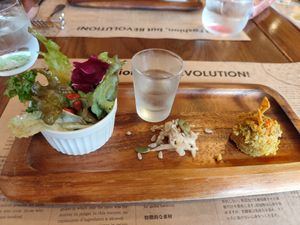 Apatiser at Premarché Alternative Diner in Kyoto