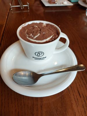 Tiramisu at Premarché Alternative Diner in Kyoto