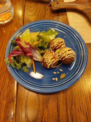 Falafel at Premarché Alternative Diner in Kyoto