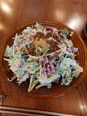 Cesar Salad at Premarché Alternative Diner in Kyoto