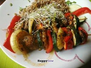 Shashlik with seitan. Delicious. at 5 Smakow in Szczecin