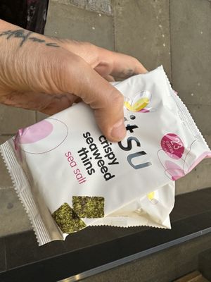 sea weed  at Itsu - Neal St in London