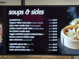 soups  at Itsu - Neal St in London