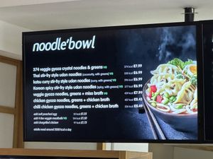 noodles  at Itsu - Neal St in London