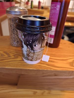 Jasmine green tea at Itsu - Neal St in London