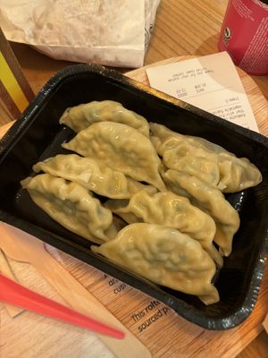 dumplings   at Itsu - Paternoster Square in London