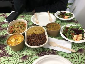   at All Nations Vegan House in North London