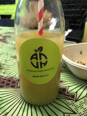   at All Nations Vegan House in North London