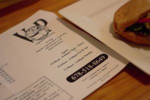 Take Home Menu at Vegetarian Paradise in Decatur