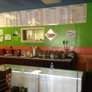inside at Vegetarian Paradise in Decatur