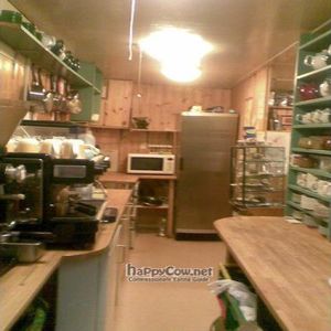 scarthin kitchen at Scarthin Books Cafe in Cromford