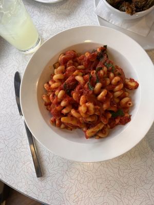 Pasta with Tomato Sauce and Veggies  #Veganuary at Food 101 in Gettysburg