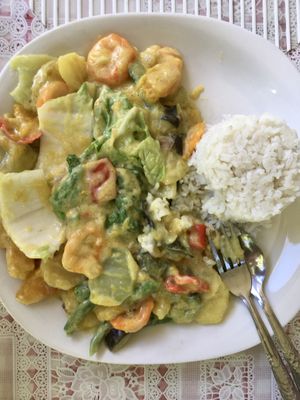 Vegetable curry  at Bakhaw Kiwi in Cebu