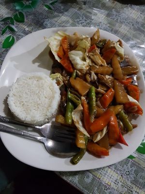 Vegetable Adobo at Bakhaw Kiwi in Cebu