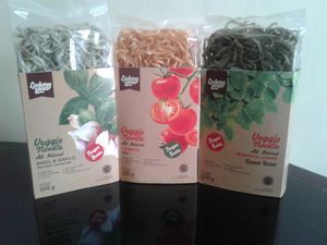 Veggie Noodle All Natural
Ladang Lima
Veggie Noodle
All Natural
Net weight 150gr
100% Halal

* Egg Free
* Source of fiber
* Low fat
* Tanpa pengawet
* Non MSG
* Tanpa pewarna kimia

Ladang Lima Veggie Noodle terbuat dari bahan-bahan alami organik yang kaya akan vitamin dan anti oksidan, diolah dengan campuran tepung Gluten Free Ladang Lima, sehingga kaya nutrisi dan dapat dikonsumsi sehari-hari.

Variant:
Tomato (Tomat)
Red Spinach (Bayam Merah) ----> Kosong
Basil & Garlic (Daun Basil & Bawang Putih ) ----> Kosong
Moringa Leaves (Daun Kelor)

(Mohon dipilih variantnya dan diketik dibagian keterangan sebelum membeli. Jika tidak, penjual akan memilih sendiri sesuai stock yang tersedia.)
 at Vegetarian Vegan Frozen Dry in Denpasar