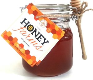 Honey Farms
Netto 1Kg
100% Honey
Dinkes PIRT No. 109 34840 3272

"FREE SENDOK KAYU ULIR"

Honey Farms merupakan madu hutan yang dihasilkan dari lebah madu ternak dan menghisap berbagai macam nektar bunga. Madu asli Honey Farms kaya akan vitamin, mineral, enzim, protein, hormon-hormon, serta zat antimikroba dan zat antibiotik.

Kelebihan Madu Honey Farms
Madu Honey Farms tidak memiliki kadaluarsa (karena pada asalnya madu yang asli adalah satu-satunya makanan/minuman yang tidak bisa basi, karena mengandung pH yang tinggi yaitu sekitar 3.5% - 4.2% dan kandungan air antara 17.2% - 22% tergantung cuaca pada saat lebah menghisap nektar bunga. Sehingga mikroorganisme tidak bisa berkembang biak).

Manfaat & Kegunaan Madu Honey Farms
1. Meningkatkan daya tahan tubuh terhadap penyakit
2. Sebagai sumber energi instan tanpa meningkatkan gula darah
3. Sebagai antibiotik alami dan mempercepat penyembuhan sakit dan luka bakar
4. Mempercepat pemulihan setelah sakit
5. Sangat baik untuk pencegahan penyakit

Caution!
Tidak setiap botol memiliki tekstur warna, rasa dan kekentalan yang sama. Tekstur madu berpengaruh pada cuaca saat lebah sedang memproduksi madu atas nektar bunga yang dikonsumsi lebah. Karena tekstur madu Honey Farms ini tidak direkayasa. Honey Farms tidak ada proses pemanasan yang dapat mengurangi kadar air dan gas alami pada madu sehingga vitamin, mineral, enzim, protein, hormon-hormon, serta zat antimikroba dan zat antibiotik yang terdapat dalam madu tetap terjaga.

Kami peduli dengan cara anda mengkonsumsi madu yang baik, agar mendapatkan manfaat kesehatan yang optimal. Oleh karena itu, Honey Farms difasilitasi sendok ulir (FREE) dengan jenis kayu sonokeling, karena pada dasarnya pengambilan madu tidak boleh menggunakan bahan logam dikarenakan unsur logam atau stainless dapat menempel pada madu yang akan dikonsumsi. at Vegetarian Vegan Frozen Dry in Denpasar